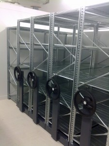 Mobile Bases on Low Profile Track